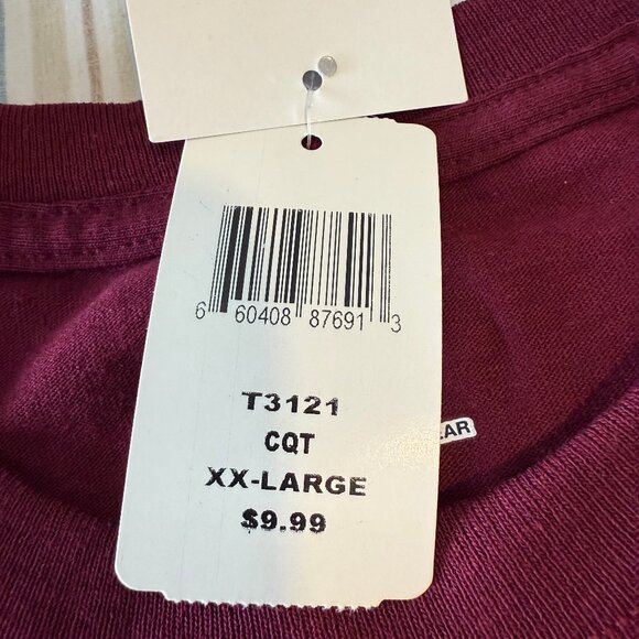 Men's XXL Starting Point Cotton T-Shirt NWT Red - Picture 3 of 3
